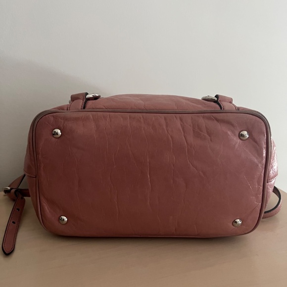 SOLD Vintage Soft Pink Leather Miu Miu Bag - Picture 5 of 9